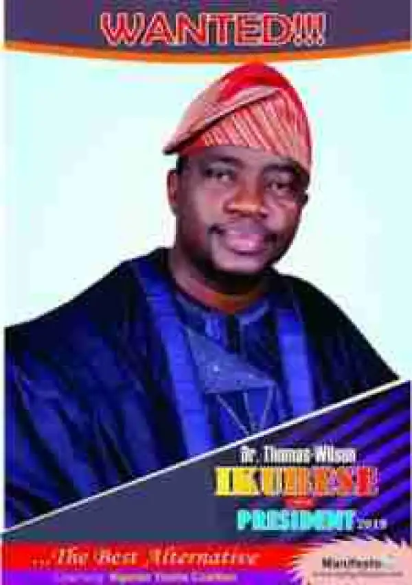 See The Nigerian Doctor That Has Declared His Intention To Run For President In 2019 [photo]